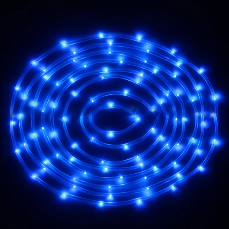 Panneau solaire résistant à l'eau 50 LED, 5m 50 LED Lumière bleue, 5m 50 LED Lumière blanche, 5m 50 LED Blanc chaud