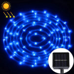 Panneau solaire résistant à l'eau 50 LED, 5m 50 LED Lumière bleue, 5m 50 LED Lumière blanche, 5m 50 LED Blanc chaud