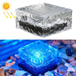 Lampe Solaire LED Extérieure Encastrée, Verre Trempé Carré, pour Décoration de Jardin, Étanchéité IP55, Dimensions : 10 x 10 x 5,2 cm, 10 x 10 x 5,2 cm