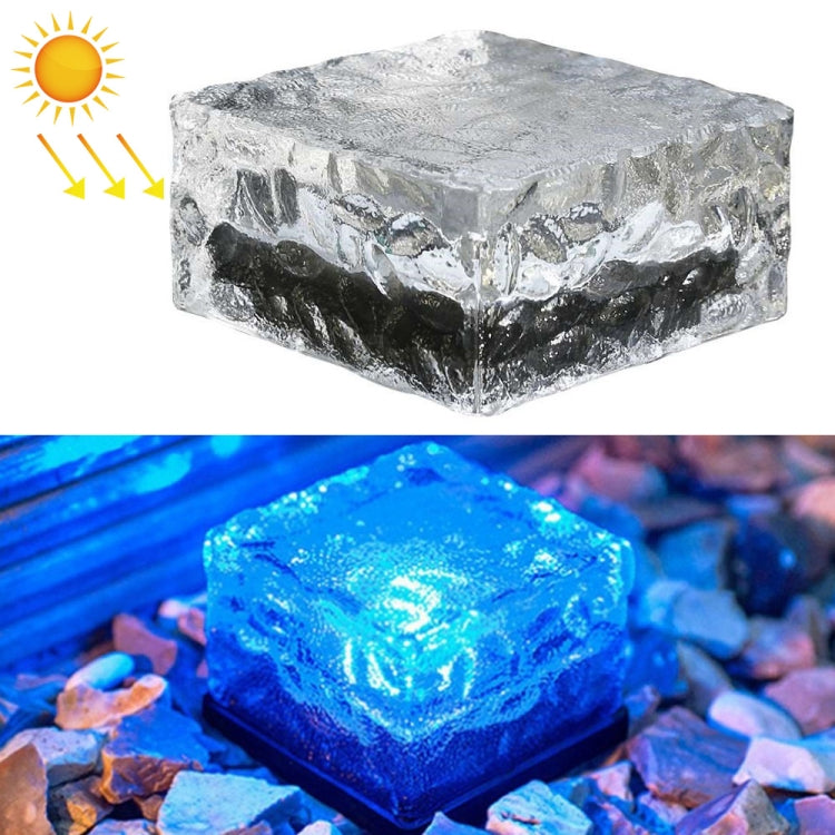 Lampe Solaire LED Extérieure Encastrée, Verre Trempé Carré, pour Décoration de Jardin, Étanchéité IP55, Dimensions : 10 x 10 x 5,2 cm, 10 x 10 x 5,2 cm