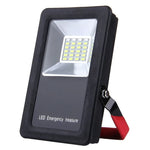 24 LED SMD5730 2400LM 6000-6500K Voyants d'avertissement clignotants rouges et bleus portables avec support, 30W/2400LM 6000-6500K