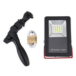 24 LED SMD5730 2400LM 6000-6500K Voyants d'avertissement clignotants rouges et bleus portables avec support, 30W/2400LM 6000-6500K