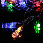 50 LED 3 x piles AA Boîte Guirlandes Lampe Lumière décorative pour maison Accrochage de photos, Fête DIY, Mariage, Décoration de Noël, 5m