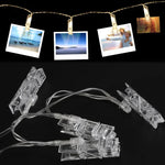 80 LED 3 x piles AA Boîte Guirlandes Lampe Lumière décorative pour maison Accrochage de photos, Fête DIY, Mariage, Décoration de Noël, 10m