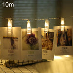 80 LED 3 x piles AA Boîte Guirlandes Lampe Lumière décorative pour maison Accrochage de photos, Fête DIY, Mariage, Décoration de Noël, 10m