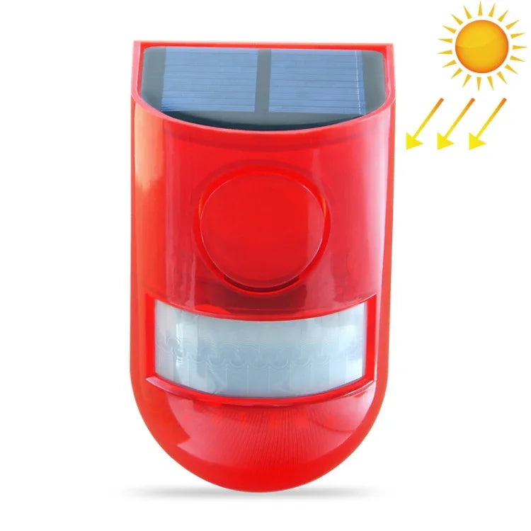 Alarme solaire sonore et lumineuse Étanche IP65 110 dB Alarme antivol