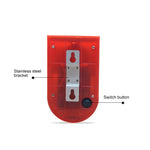 Alarme solaire sonore et lumineuse Étanche IP65 110 dB Alarme antivol