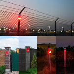 Alarme solaire sonore et lumineuse Étanche IP65 110 dB Alarme antivol
