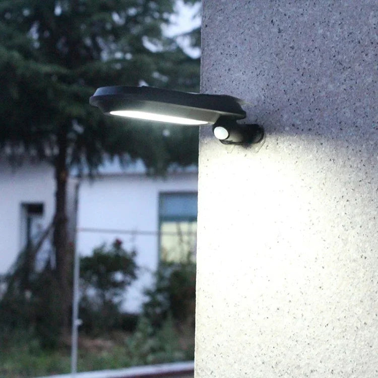 Lampe de jardin solaire 18 LED 600LM IP65 étanche à induction corporelle pour éclairage de rue