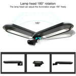 Lampe de jardin solaire 18 LED 600LM IP65 étanche à induction corporelle pour éclairage de rue