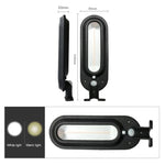 Lampe de jardin solaire 18 LED 600LM IP65 étanche à induction corporelle pour éclairage de rue