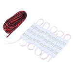 Modules LED 30 LED 5630 SMD Lumière blanche Étanche Lumière décorative, câble 5M, DC 12V, 30 LED 5630 SMD