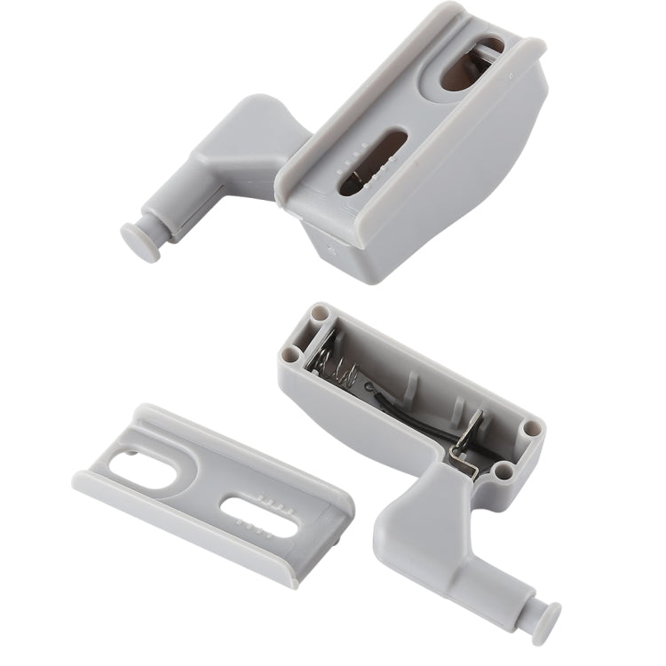 Lampe LED universelle pour charnière intérieure 0,3W Capteur 3 LED Veilleuse de placard Ampoule ON/OFF automatique, 1 PC lumière blanche, 1 PC blanc chaud