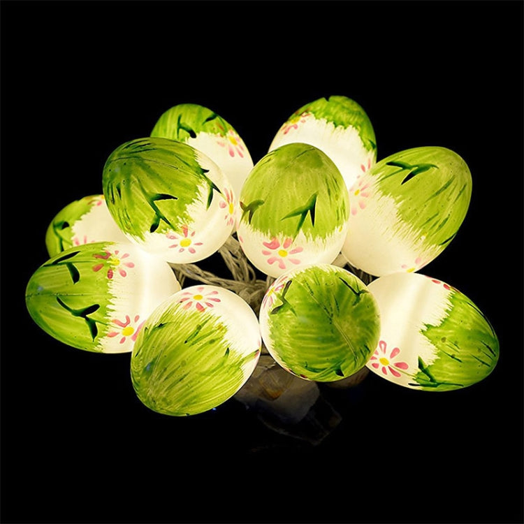 10 ampoules LED œufs de Pâques décoratifs mignons, ampoules lumineuses décoratives de fête