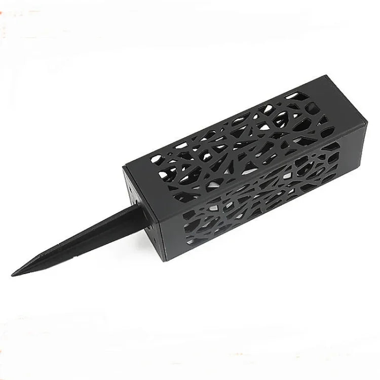 Lampe de pelouse de jardin solaire creuse d'extérieur