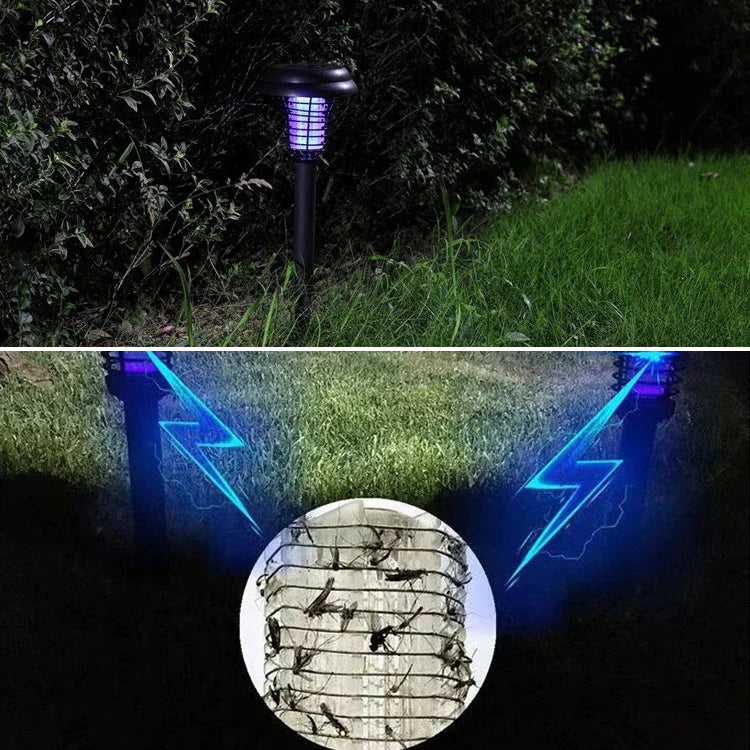 Lampe paysagère à LED solaire anti-moustiques et anti-nuisibles pour pelouse de ferme IP44 étanche