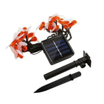 Guirlande lumineuse décorative extérieure solaire 6,5m 30 LED abeille blanc chaud avec panneau solaire 100mA / 1,2V, 30 LED