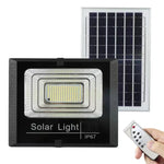 Projecteur solaire étanche 10W 100 LED IP67 avec télécommande, 10W