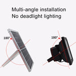 Projecteur solaire étanche 10W 100 LED IP67 avec télécommande, 10W