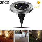Lampe encastrable SMD 5050 pour extérieur, allée, jardin, terrasse, 4 LED lumière blanche, 4 LED lumière blanc chaud