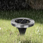 Lampe encastrable SMD 5050 pour extérieur, allée, jardin, terrasse, 4 LED lumière blanche, 4 LED lumière blanc chaud