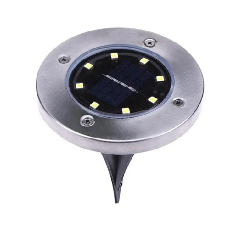 Lampe encastrée SMD 5050 pour extérieur, allée, jardin, terrasse, LED, 8 LED lumière blanche, 8 LED lumière blanc chaud