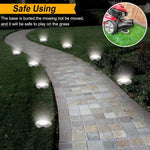 Lampe encastrée SMD 5050 pour extérieur, allée, jardin, terrasse, LED, 8 LED lumière blanche, 8 LED lumière blanc chaud