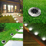 Lampe encastrée SMD 5050 pour extérieur, allée, jardin, terrasse, LED, 8 LED lumière blanche, 8 LED lumière blanc chaud