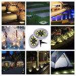 Lampe encastrée SMD 5050 pour extérieur, allée, jardin, terrasse, LED, 8 LED lumière blanche, 8 LED lumière blanc chaud