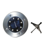 Lampe encastrée SMD 5050 pour extérieur, allée, jardin, terrasse, LED, 8 LED lumière blanche, 8 LED lumière blanc chaud