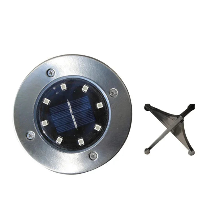 Lampe encastrée SMD 5050 pour extérieur, allée, jardin, terrasse, LED, 8 LED lumière blanche, 8 LED lumière blanc chaud