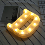 Lumière de vacances LED blanche chaude autonome à piles sèches, N, A, B, O, C, P, D, Q, E, R, F, G, T, U, I, V, W, J, X, K, L, M, Z