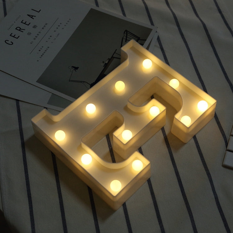 Lumière de vacances LED blanche chaude autonome à piles sèches, N, A, B, O, C, P, D, Q, E, R, F, G, T, U, I, V, W, J, X, K, L, M, Z