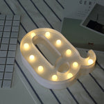 Lumière de vacances LED blanche chaude autonome à piles sèches, N, A, B, O, C, P, D, Q, E, R, F, G, T, U, I, V, W, J, X, K, L, M, Z