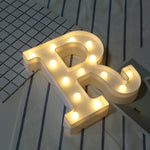 Lumière de vacances LED blanche chaude autonome à piles sèches, N, A, B, O, C, P, D, Q, E, R, F, G, T, U, I, V, W, J, X, K, L, M, Z