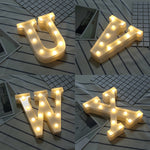 Lumière de vacances LED blanche chaude autonome à piles sèches, N, A, B, O, C, P, D, Q, E, R, F, G, T, U, I, V, W, J, X, K, L, M, Z