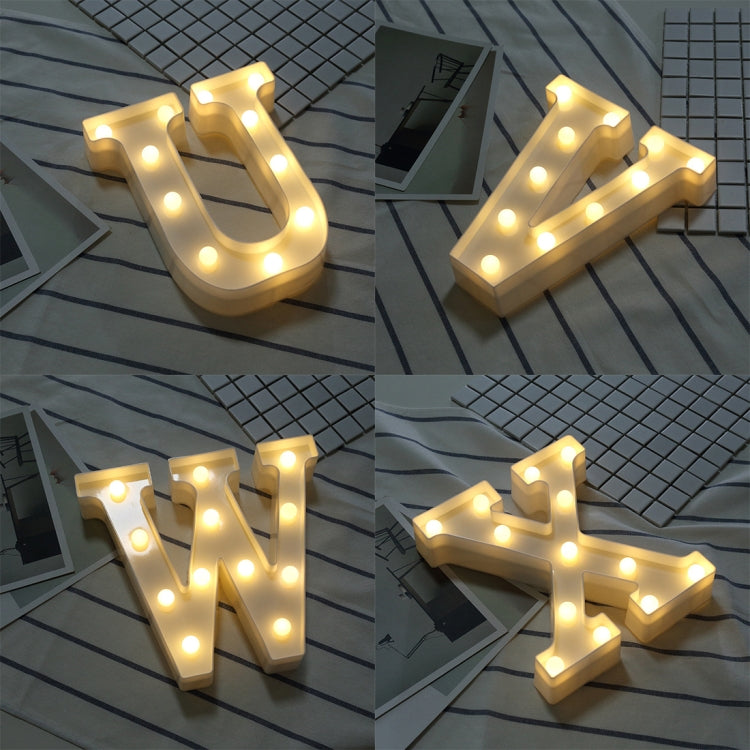 Lumière de vacances LED blanche chaude autonome à piles sèches, N, A, B, O, C, P, D, Q, E, R, F, G, T, U, I, V, W, J, X, K, L, M, Z
