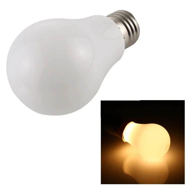 Ampoule LED économique 7W 500LM E27 2835 28LEDs sans scintillement, Couleur de lumière : Blanc chaud, AC 85-265V, 7W