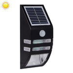 Applique murale extérieure 80 LM 6000-6500K avec panneau solaire 5V 0,5W, lumière blanche 0,2W