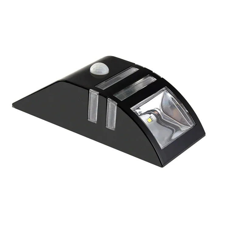Applique murale extérieure 80 LM 6000-6500K avec panneau solaire 5V 0,5W, lumière blanche 0,2W