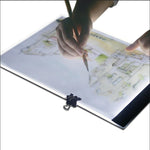 Boîte lumineuse de traçage LED USB portable ultra-fine format A4 pour artistes, dessin, croquis, animation et visualisation aux rayons X, sans contrôle de luminosité, sans chargeur