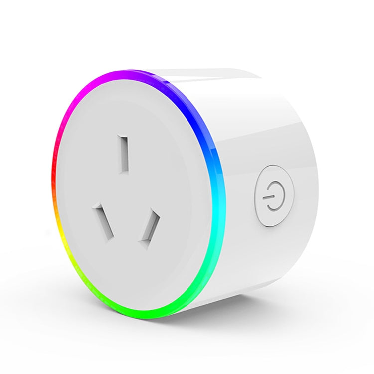 Prise intelligente WiFi 10A lumière de scène RGB avec télécommande compatible Alexa, Google Home et IFTTT, AC 100-240V, prise AU, XS-A17