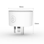 Prise intelligente WiFi 10A lumière de scène RGB avec télécommande compatible Alexa, Google Home et IFTTT, AC 100-240V, prise AU, XS-A17