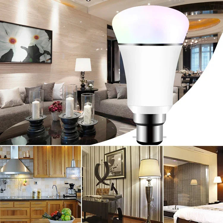 Lampe LED 6000K compatible avec Alexa et Google Home, CA 85-265V