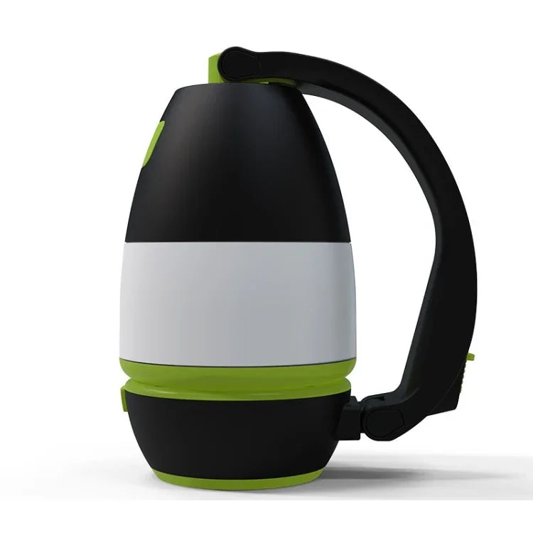 L001 Lampe de camping LED portable 5W rechargeable par USB avec fonction de batterie externe (vert), LED6908, LED6908L, LED6908R