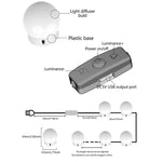Ampoule LED cosmétique de style Hollywood de 120LM 7000K, rechargeable par USB, pour coiffeuse, longueur du câble : 4,6 m, CC 5 V