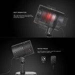 Mini lampe d'extérieur laser dynamique rouge et vert, CMF-A103
