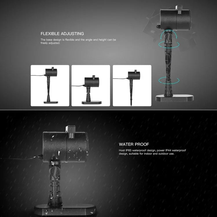 Lampe de jardin extérieure à motifs 8 groupes, CPF-LM401