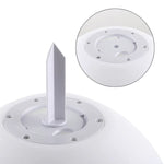 Lumière LED flottante et colorée pour jardin, avec panneau solaire en silicium monocristallin de 0,8 W et télécommande