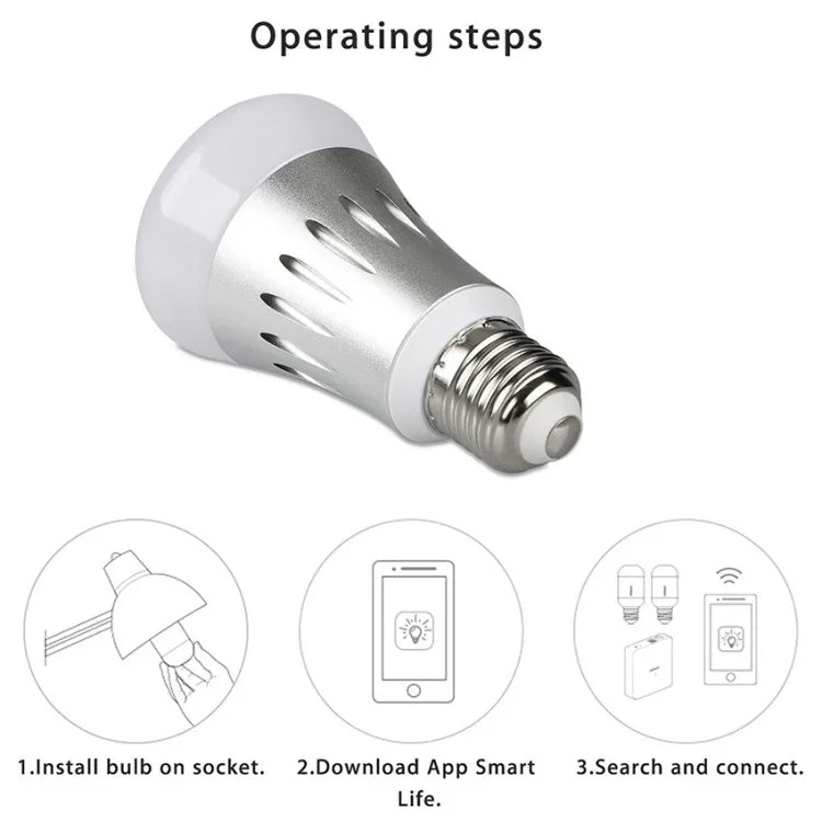 6000K+RVB 600LM Compatible avec Alexa et Google Home, CA 175-255V